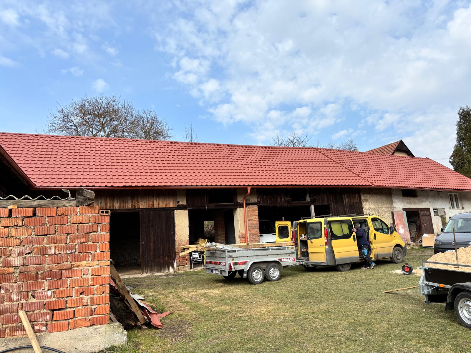 Realizace renovace střechy rodinného domu